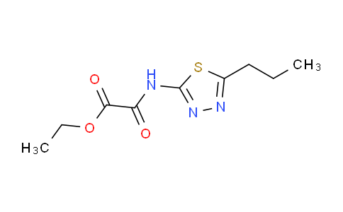 CAS No. 79525-85-2, Ethyl 2-oxo-2-((5-propyl-1,3,4-thiadiazol-2-yl)amino)acetate