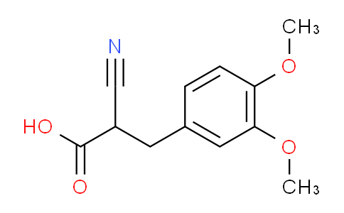 CAS No. 55502-61-9, 2-Cyano-3-(3,4-dimethoxyphenyl)propionic Acid