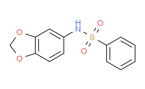 CAS No. 333441-11-5, N-(Benzo[d][1,3]dioxol-5-yl)benzenesulfonamide