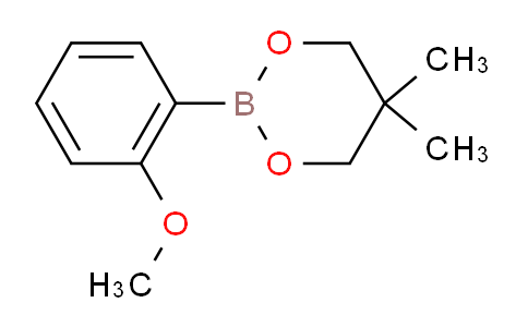 CAS No. 335343-05-0, 2-(2-Methoxyphenyl)-5,5-dimethyl-1,3,2-dioxaborinane