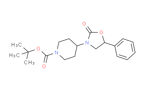 CAS No. 521979-95-3, tert-Butyl 4-(2-oxo-5-phenyloxazolidin-3-yl)piperidine-1-carboxylate