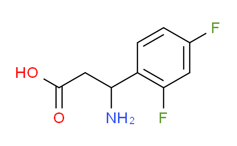 CAS No. 412925-23-6, 3-Amino-3-(2,4-difluorophenyl)propionic Acid
