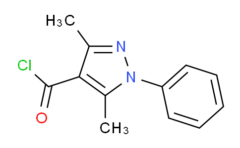CAS No. 61226-20-8, 3,5-Dimethyl-1-phenyl-1H-pyrazole-4-carbonyl chloride