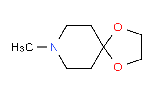 CAS No. 28286-05-7, 8-Methyl-1,4-dioxa-8-azaspiro[4.5]decane