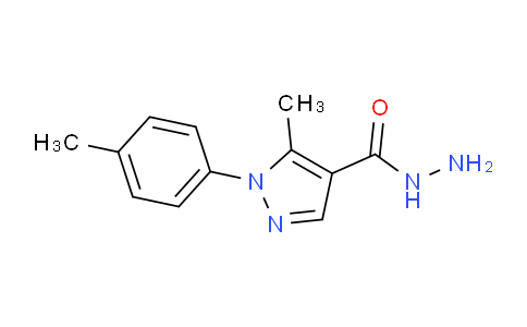 CAS No. 618092-44-7, 5-Methyl-1-(p-tolyl)-1H-pyrazole-4-carbohydrazide