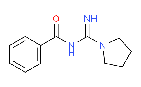 CAS No. 35953-94-7, N-(Imino(pyrrolidin-1-yl)methyl)benzamide