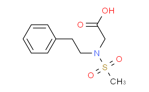 CAS No. 35839-52-2, 2-(N-PHENETHYLMETHYLSULFONAMIDO)ACETIC ACID