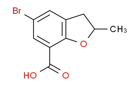CAS No. 35850-08-9, 5-Bromo-2-methyl-2,3-dihydrobenzofuran-7-carboxylic acid