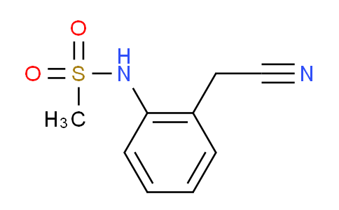 CAS No. 36268-70-9, 2-(Methylsulfonamido)phenylacetonitrile