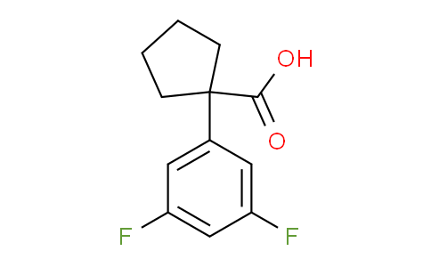 CAS No. 610791-42-9, 1-(3,5-Difluorophenyl)cyclopentanecarboxylic Acid