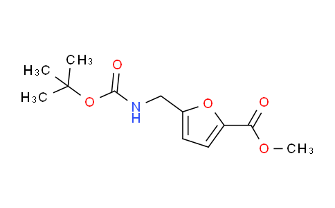 CAS No. 432550-39-5, Methyl 5-(((tert-butoxycarbonyl)amino)methyl)furan-2-carboxylate