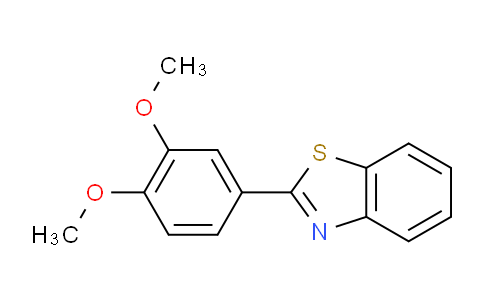 CAS No. 6638-45-5, 2-(3,4-Dimethoxyphenyl)benzothiazole