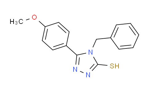 CAS No. 23282-98-6, 4-Benzyl-5-(4-methoxyphenyl)-4H-1,2,4-triazole-3-thiol