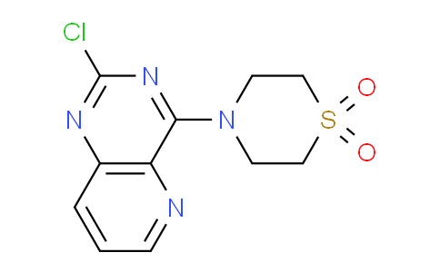 CAS No. 39551-64-9, 4-(2-Chloropyrido[3,2-d]pyrimidin-4-yl)thiomorpholine 1,1-dioxide