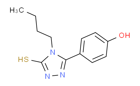 CAS No. 23714-49-0, 4-(4-Butyl-5-mercapto-4H-1,2,4-triazol-3-yl)phenol