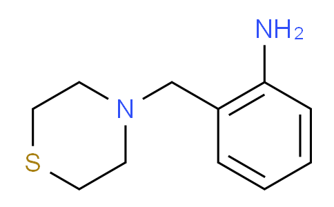 CAS No. 237432-14-3, 2-(Thiomorpholinomethyl)aniline