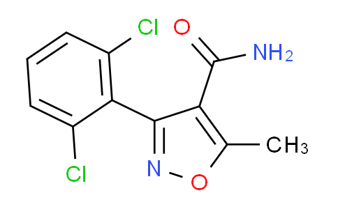 CAS No. 23858-59-5, 3-(2,6-Dichlorophenyl)-5-methylisoxazole-4-carboxamide