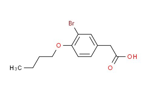 CAS No. 23914-82-1, 3-Bromo-4-butoxyphenylacetic Acid