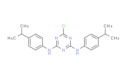 CAS No. 377067-08-8, 6-Chloro-N2,N4-bis(4-isopropylphenyl)-1,3,5-triazine-2,4-diamine