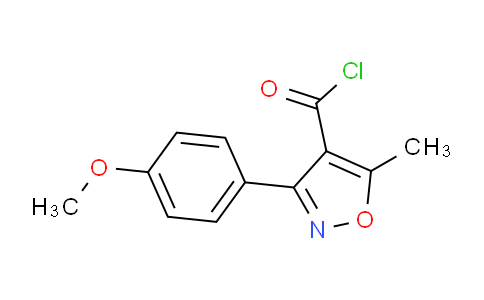 CAS No. 465514-03-8, 3-(4-Methoxyphenyl)-5-methylisoxazole-4-carbonyl chloride