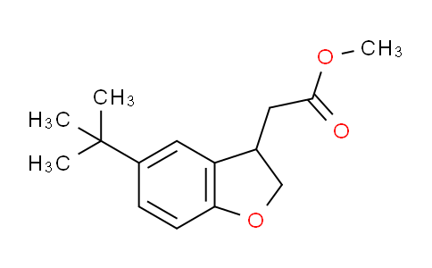 CAS No. 2070896-43-2, Methyl 5-(tert-Butyl)-2,3-dihydrobenzofuran-3-acetate
