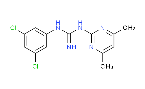 CAS No. 326012-82-2, 1-(3,5-Dichlorophenyl)-3-(4,6-dimethylpyrimidin-2-yl)guanidine