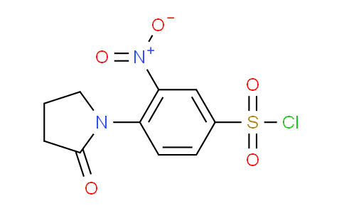 CAS No. 331256-60-1, 3-Nitro-4-(2-oxopyrrolidin-1-yl)benzene-1-sulfonyl chloride