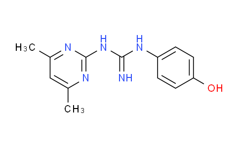 CAS No. 332074-04-1, 1-(4,6-Dimethylpyrimidin-2-yl)-3-(4-hydroxyphenyl)guanidine
