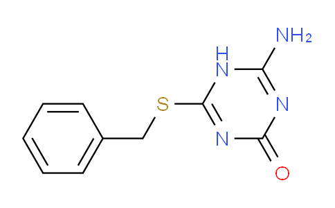 CAS No. 56864-83-6, 4-Amino-6-(benzylthio)-1,3,5-triazin-2(5H)-one