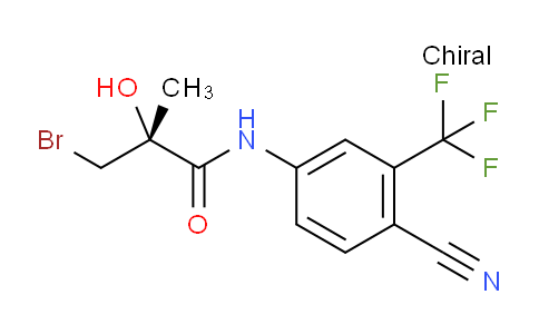 CAS No. 206193-17-1, (R)-3-Bromo-N-(4-cyano-3-(trifluoromethyl)phenyl)-2-hydroxy-2-methylpropanamide