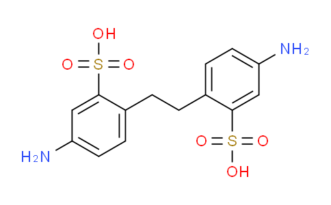 CAS No. 5136-34-5, 6,6'-(Ethane-1,2-diyl)bis(3-aminobenzenesulfonic acid)