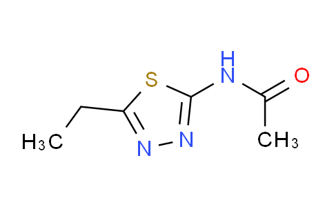 CAS No. 33720-98-8, N-(5-Ethyl-1,3,4-thiadiazol-2-yl)acetamide
