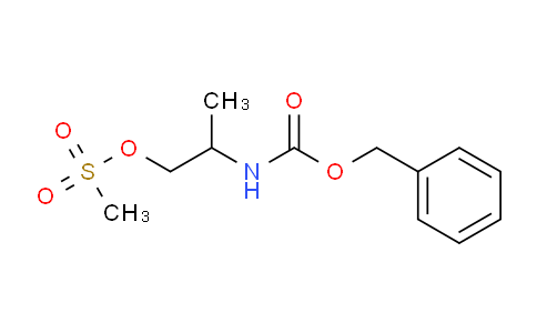 CAS No. 161494-74-2, 2-(((Benzyloxy)carbonyl)amino)propyl methanesulfonate