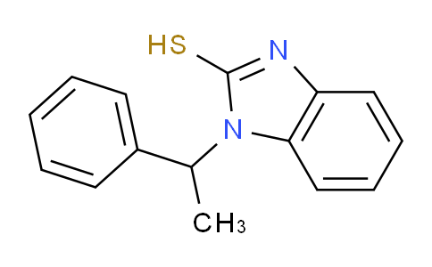 CAS No. 345992-18-9, 1-(1-Phenylethyl)-1H-benzo[d]imidazole-2-thiol