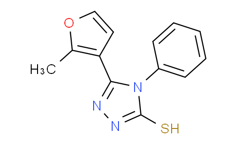 CAS No. 346464-59-3, 5-(2-Methylfuran-3-yl)-4-phenyl-4H-1,2,4-triazole-3-thiol