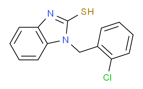 CAS No. 312290-68-9, 1-(2-Chlorobenzyl)-1H-benzo[d]imidazole-2-thiol
