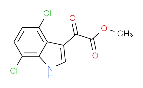 CAS No. 2097800-61-6, Methyl 2-(4,7-Dichloro-3-indolyl)-2-oxoacetate