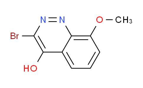 CAS No. 33844-20-1, 3-Bromo-8-methoxycinnolin-4-ol