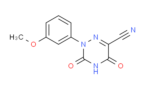 CAS No. 338982-38-0, 2-(3-Methoxyphenyl)-3,5-dioxo-2,3,4,5-tetrahydro-1,2,4-triazine-6-carbonitrile
