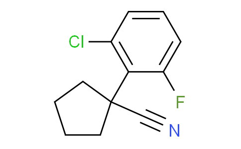 CAS No. 214262-94-9, 1-(2-Chloro-6-fluorophenyl)cyclopentanecarbonitrile