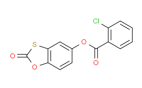 CAS No. 337354-84-4, 2-Oxobenzo[d][1,3]oxathiol-5-yl 2-chlorobenzoate
