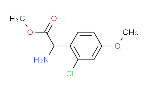 CAS No. 1888616-97-4, Methyl 2-Amino-2-(2-chloro-4-methoxyphenyl)acetate