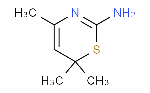 CAS No. 2953-81-3, 4,6,6-Trimethyl-6H-1,3-thiazin-2-amine