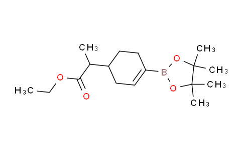 CAS No. 1923824-60-5, 4-(1-Ethoxy-1-oxo-2-propyl)-1-cyclohexene-1-boronic Acid Pinacol Ester