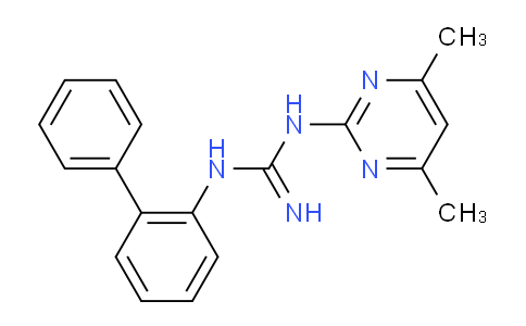 CAS No. 356082-07-0, 1-([1,1'-Biphenyl]-2-yl)-3-(4,6-dimethylpyrimidin-2-yl)guanidine