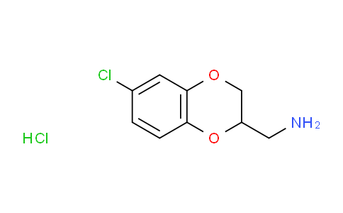 CAS No. 1956321-47-3, (6-Chloro-2,3-dihydrobenzo[b][1,4]dioxin-2-yl)methanamine hydrochloride