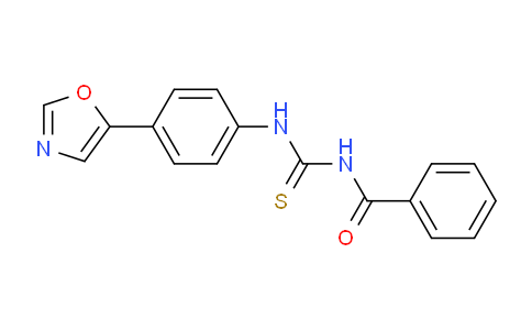 CAS No. 1956324-03-0, N-((4-(Oxazol-5-yl)phenyl)carbamothioyl)benzamide