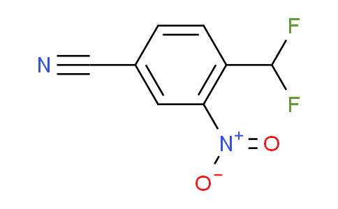 CAS No. 1956334-79-4, 4-(Difluoromethyl)-3-nitrobenzonitrile