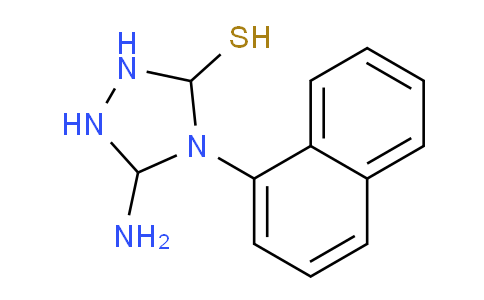 CAS No. 1956377-50-6, 5-Amino-4-(naphthalen-1-yl)-1,2,4-triazolidine-3-thiol