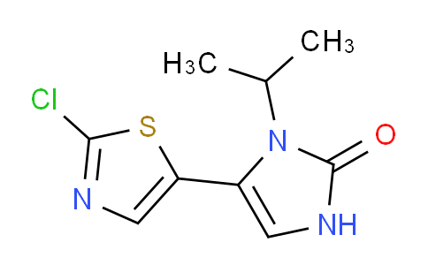 CAS No. 1956382-14-1, 5-(2-Chlorothiazol-5-yl)-1-isopropyl-1H-imidazol-2(3H)-one